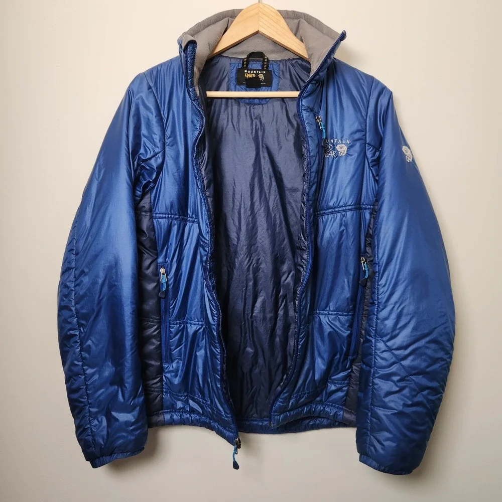 Mountain Hardwear Jacket Mens Small Blue Compressor Primaloft Puffer